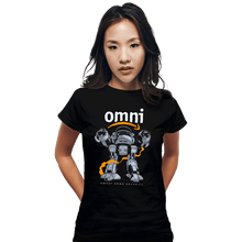 Load image into Gallery viewer, Daily_Deal_Shirts Fitted Shirts, Woman / Small / Black Omni