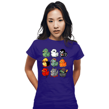 Load image into Gallery viewer, Secret_Shirts Fitted Shirts, Woman / Small / Violet Duck Halloween