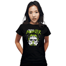 Load image into Gallery viewer, Shirts Fitted Shirts, Woman / Small / Black New Empire Monster