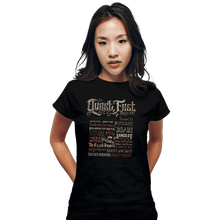 Load image into Gallery viewer, Shirts Fitted Shirts, Woman / Small / Black Quest Fest
