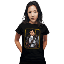 Load image into Gallery viewer, Daily_Deal_Shirts Fitted Shirts, Woman / Small / Black Daddy Of The Galaxy
