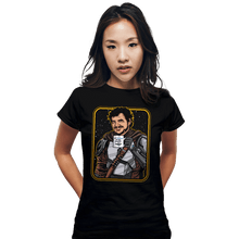 Load image into Gallery viewer, Daily_Deal_Shirts Fitted Shirts, Woman / Small / Black Daddy Of The Galaxy