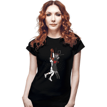 Load image into Gallery viewer, Shirts Fitted Shirts, Woman / Small / Black The Block Knight