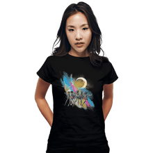 Load image into Gallery viewer, Shirts Fitted Shirts, Woman / Small / Black Senshi Of The Galaxy