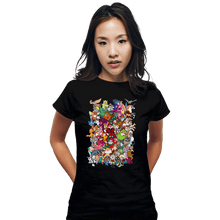 Load image into Gallery viewer, Daily_Deal_Shirts Fitted Shirts, Woman / Small / Black Saturday Morning Sidekicks