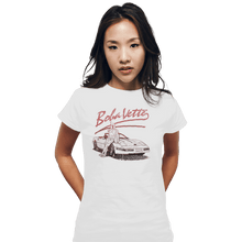 Load image into Gallery viewer, Shirts Fitted Shirts, Woman / Small / White Boba Vette