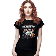 Load image into Gallery viewer, Shirts Fitted Shirts, Woman / Small / Black Halloween Kart