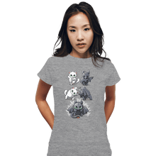 Load image into Gallery viewer, Shirts Fitted Shirts, Woman / Small / Sports Grey Night Fury Fusion