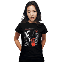 Load image into Gallery viewer, Shirts Fitted Shirts, Woman / Small / Black Conquest