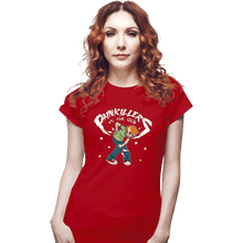 Load image into Gallery viewer, Daily_Deal_Shirts Fitted Shirts, Woman / Small / Red Eldery Odyssey