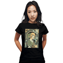 Load image into Gallery viewer, Shirts Fitted Shirts, Woman / Small / Black Hylian Warrior
