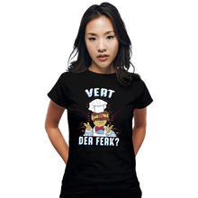 Load image into Gallery viewer, Secret_Shirts Fitted Shirts, Woman / Small / Black Swedish Chef!