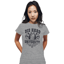 Load image into Gallery viewer, Daily_Deal_Shirts Fitted Shirts, Woman / Small / Sports Grey Die Hard University