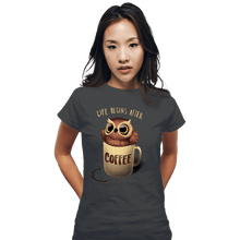 Load image into Gallery viewer, Shirts Fitted Shirts, Woman / Small / Charcoal Night Owl