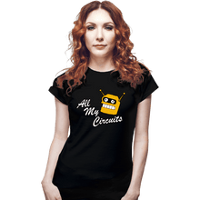 Load image into Gallery viewer, Secret_Shirts Fitted Shirts, Woman / Small / Black All My Circuts