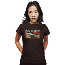 Load image into Gallery viewer, Shirts Fitted Shirts, Woman / Small / Black Retro Old Bessie