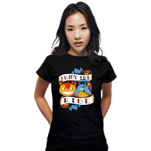 Load image into Gallery viewer, Daily_Deal_Shirts Fitted Shirts, Woman / Small / Black Enjoy The Ride