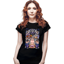 Load image into Gallery viewer, Daily_Deal_Shirts Fitted Shirts, Woman / Small / Black Nostalgic Villains
