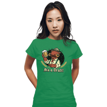 Load image into Gallery viewer, Shirts Fitted Shirts, Woman / Small / Irish Green It's A Draft