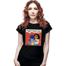 Load image into Gallery viewer, Daily_Deal_Shirts Fitted Shirts, Woman / Small / Black Silenzio Slap