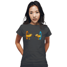 Load image into Gallery viewer, Shirts Fitted Shirts, Woman / Small / Charcoal Finally We Meet