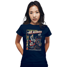 Load image into Gallery viewer, Daily_Deal_Shirts Fitted Shirts, Woman / Small / Navy Astonishing Adventures