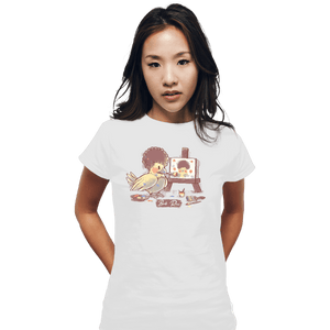 Shirts Fitted Shirts, Woman / Small / White Birb Ross