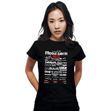 Load image into Gallery viewer, Shirts Fitted Shirts, Woman / Small / Black Middle Earth Fest