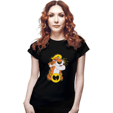 Load image into Gallery viewer, Shirts Fitted Shirts, Woman / Small / Black Tiger Style