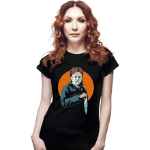 Load image into Gallery viewer, Shirts Fitted Shirts, Woman / Small / Black The Real Myers
