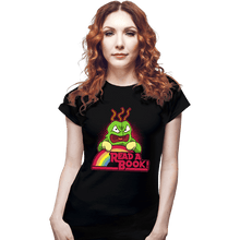 Load image into Gallery viewer, Secret_Shirts Fitted Shirts, Woman / Small / Black Handy Rainbow