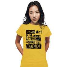 Load image into Gallery viewer, Daily_Deal_Shirts Fitted Shirts, Woman / Small / White Save Empire Records!