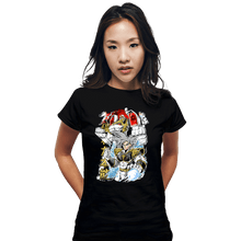 Load image into Gallery viewer, Daily_Deal_Shirts Fitted Shirts, Woman / Small / Black Saiyan Ranger
