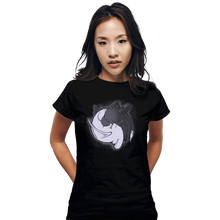 Load image into Gallery viewer, Shirts Fitted Shirts, Woman / Small / Black Dragon Tao