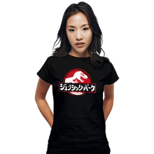 Load image into Gallery viewer, Secret_Shirts Fitted Shirts, Woman / Small / Black Jurassic Japan
