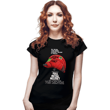 Load image into Gallery viewer, Secret_Shirts Fitted Shirts, Woman / Small / Black Full Metal Helmet.