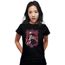 Load image into Gallery viewer, Shirts Fitted Shirts, Woman / Small / Black Skull Monster