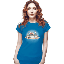 Load image into Gallery viewer, Shirts Fitted Shirts, Woman / Small / Sapphire Kame Dinner