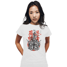 Load image into Gallery viewer, Shirts Fitted Shirts, Woman / Small / White Half-Shell Ninjas