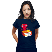 Load image into Gallery viewer, Daily_Deal_Shirts Fitted Shirts, Woman / Small / Navy Demonade Stand