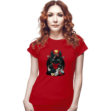Load image into Gallery viewer, Daily_Deal_Shirts Fitted Shirts, Woman / Small / Red Be My Dragon