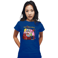 Load image into Gallery viewer, Daily_Deal_Shirts Fitted Shirts, Woman / Small / Royal Blue The Oblongs