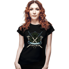 Load image into Gallery viewer, Daily_Deal_Shirts Fitted Shirts, Woman / Small / Black Turtles Leo