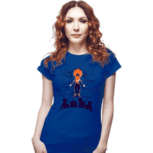 Load image into Gallery viewer, Daily_Deal_Shirts Fitted Shirts, Woman / Small / Royal Blue Max Rescue