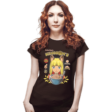 Load image into Gallery viewer, Shirts Fitted Shirts, Woman / Small / Black Another World's Kingdom