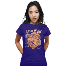 Load image into Gallery viewer, Shirts Fitted Shirts, Woman / Small / Violet Robo Head