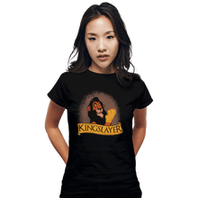 Load image into Gallery viewer, Shirts Fitted Shirts, Woman / Small / Black Kingslayer!