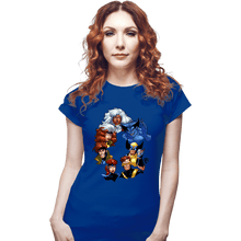 Load image into Gallery viewer, Daily_Deal_Shirts Fitted Shirts, Woman / Small / Royal Blue X-Men 30th