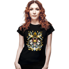 Load image into Gallery viewer, Shirts Fitted Shirts, Woman / Small / Black Black Mage Hero