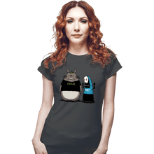 Load image into Gallery viewer, Shirts Fitted Shirts, Woman / Small / Charcoal Anime Sucks